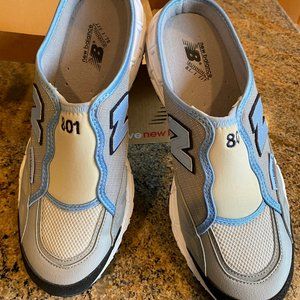 New Balance W801GB Gray Blue Slip-on Mule